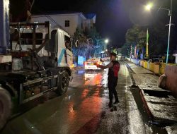 Polres Toba Laksanakan Pengamanan Kedatangan 7 Kontainer Logistik Aquabike