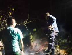 Aksi Sigap dan Tanggap, Babinsa Bersama Tim Gabungan dan Warga Berhasil Padamkan Api Kebakaran Lahan di Desa Sipahutar