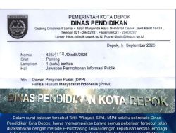 Ada Apa? PHMI Pertanyakan Belanja Pengadaan Tahun 2024 Senilai 28,2 Miliar, Disdik Depok Ogah Transparan