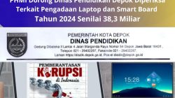 Mantan Menteri Pendidikan Ditahan Kejagung, PHMI Dorong Disdik Depok Diperiksa Terkait Pengadaan Laptop dan Smart Board Tahun 2024 Senilai 38,3 Miliar