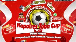 Ayooo!!! Segera Daftarkan Tim Sepakbola Anda di Turnamen Kapolres Toba Cup 2025