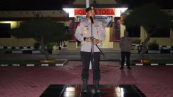 Kapolres Toba Pimpin Apel Malam Siaga 1