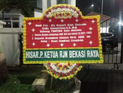 Kirim Papan Karangan Bunga, RJN Bekasi Raya Minta Kejari Usut Tuntas !!!