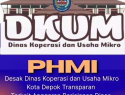 PHMI Desak Dinas Koperasi dan Usaha Mikro Kota Depok Transparan Terkait Anggaran Perjalanan Dinas Sebesar 3,7 Miliar
