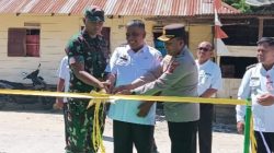 Dandim 0210/TU Letkol Kav Ronald Tampubolon Resmikan Sumur Bor di Dusun II Desa Maju