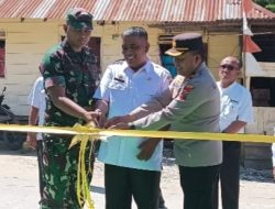 Dandim 0210/TU Letkol Kav Ronald Tampubolon Resmikan Sumur Bor di Dusun II Desa Maju