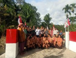 Dandim 0210/TU Hadiri Peresmian Jembatan Aramco di Desa Janji Nauli Kecamatan Purba Tua