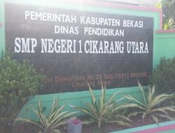 SMP Negeri 1 Cikarang Utara Kab. Bekasi Abaikan UU 14/2008 KIP