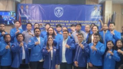 Pelantikan GAMKI, Plt Kepala Kemenag Tekankan Moderasi dan Sinergi