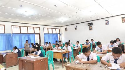2870 Peserta Ikuti Tes Akademik Yayasan TB Soposurung SMAN 2 Balige