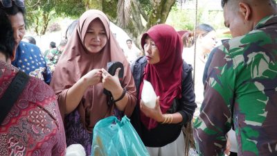 Sambut Idul Fitri 1447 H, Kodim 0210/TU Gelar Bazar Ramadhan TNI Serentak, Hadirkan Sembako Murah Untuk Warga