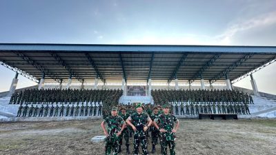 Danbrigif TP 37/HS Berikan Motivasi Prajurit Yonif TP 955/HS Saat Kunjungan Kerja ke Pollung Humbahas