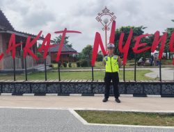 Sat Lantas Polres Tulang Bawang Gempur Keamanan Wisata Cakat Raya, Pengunjung Aman Tanpa Laka Lalin