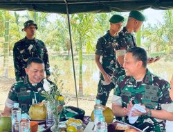 Kolonel Inf Saiful Rizal, S.Hub.Int, M.H.I, Sambut Kunker Pangdam I/BB di Wilayah Brigif TP 37/HS