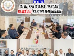 Perkuat Konsolidasi Demokrasi PHMI Jalin Kerjasama Dengan BAWASLU Kabupaten Bogor