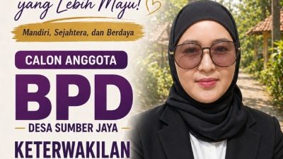 Kartini siap lanjutkan perjuangan kaum Perempuan, sebagai keterwakilan Perempuan calon Anggota BPD Periode 2026 – 2034 Desa SumberJaya Kecamatan Tambun Selatan