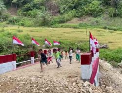Jembatan Aramco di Sungai Aek Punati Desa Hutajulu Parbalik Rampung 100 Persen, Perkuat Akses dan Dorong Perekonomian Warga