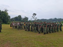 Apel Pagi Awali Semangat Satgas TMMD ke 129 di Hari Kedua, Jadikan Pondasi Pengabdian