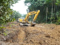 Progres Pembukaan Jalan TMMD ke 129 Kodim 0210/TU di Hari Kedua Capai 32,07 Persen 