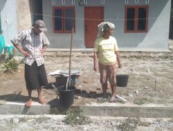Satgas TMMD ke 129 Kodim 0210/TU Uji Coba Sumur Bor di Titik Kedua di Dusun 2 Tornauli Desa Sijarango 