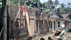 Pembangunan 5 Unit RTLH TMMD Kodim 0210/TU di Desa Sijarango Terus Dipercepat, Hunian Layak Kian Nyata 
