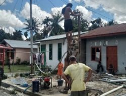 Lapisan Batu Keras Tak Halangi Satgas TMMD Kodim 0210/TU Untuk Hadirkan Air Bersih Bagi Masyarakat 