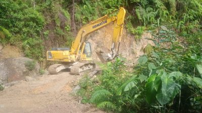 Memasuki Hari Ke Lima Belas, Progres Pembukaan Jalan TMMD Ke 129 Kodim 0210/TU Capai 79,25 Persen