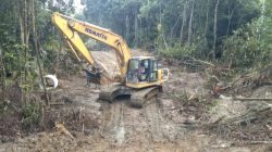 Hari Ke-16 TMMD ke 129 Kodim 0210/TU, Progres Pembukaan Jalan dari Desa Sijarango ke Pusuk 2 Hutari Capai 83,02 Persen