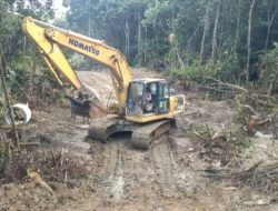 Hari Ke-16 TMMD ke 129 Kodim 0210/TU, Progres Pembukaan Jalan dari Desa Sijarango ke Pusuk 2 Hutari Capai 83,02 Persen