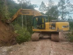 Pembukaan Jalan Sepanjang 5.300 Meter Program TMMD Ke-129 Kodim 0210/TU Capai 86,79%.