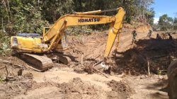 Satgas TMMD ke 129 Kodim 0210/TU Mulai Memasang Gorong-gorong di Jarak 400 Meter dari Titik Nol