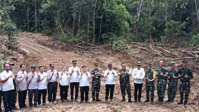Tim Wasev Mabesad Tinjau Lokasi TMMD ke 129 Kodim 0210/TU di Desa Sijarango Kecamatan Pakkat 