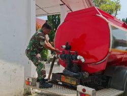 TNI AD, Kodim 0210/TU Salurkan Bantuan Air Bersih Secara Serentak 
